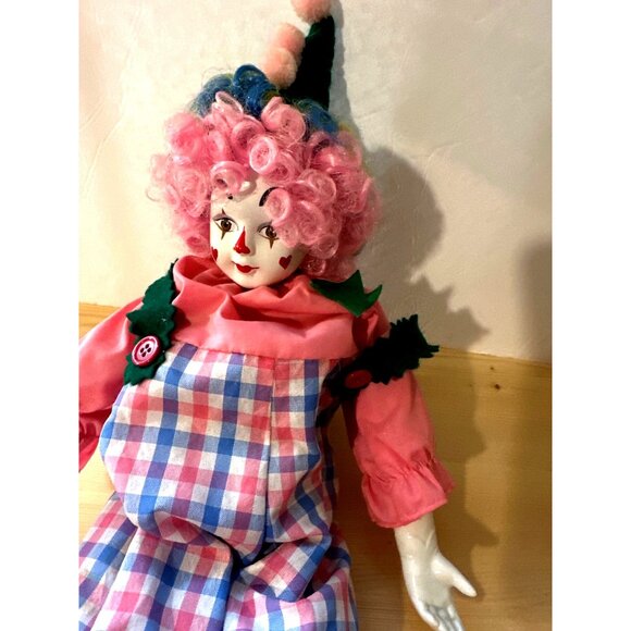 Vintage Creepy Clown Porcelain Scary Coulrophobia Halloween Poltergeist Horror - Picture 2 of 11